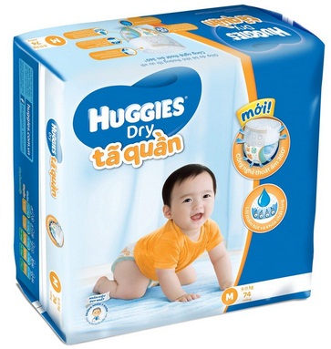 Bỉm huggies quần đại m74