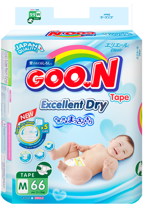 Bỉm Goo.N dán M66 (Mới) 