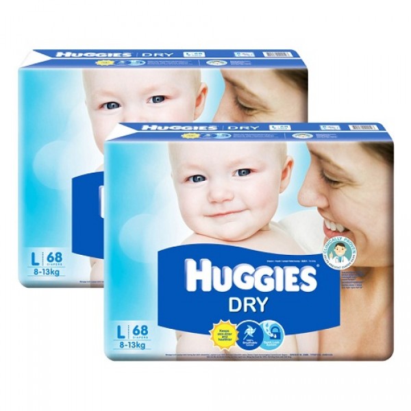 Bỉm Huggies dán đại L68 (9-14kg)