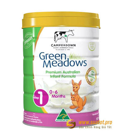 Sữa Green Meadows số 1 900g