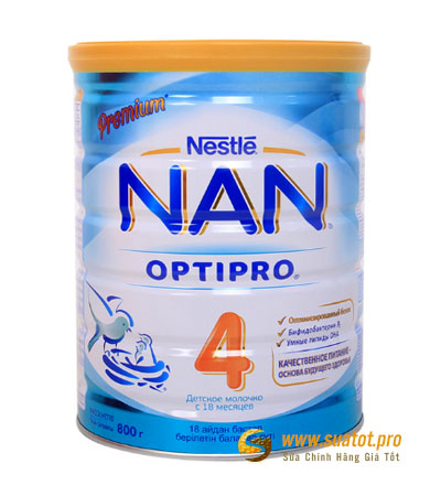 Sữa Nan Nga số 4 800g