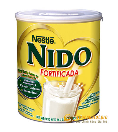 Sữa Nido nắp trắng 1,6 kg