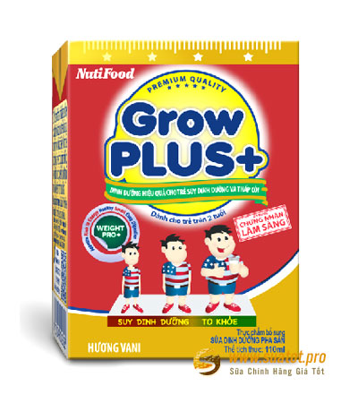 Sữa Nuti Grow Plus đỏ 110ml