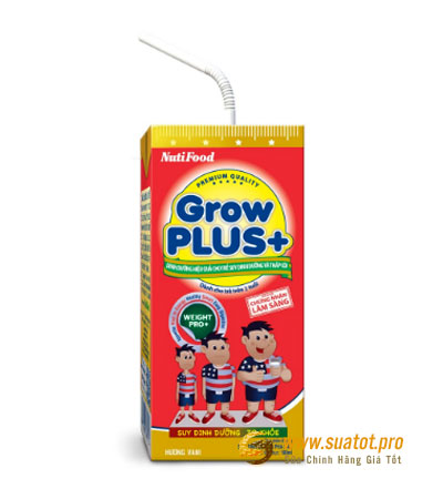 Sữa Nuti Grow Plus đỏ 180ml