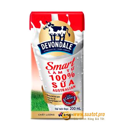 Sữa tươi Devondale Smart 200ml