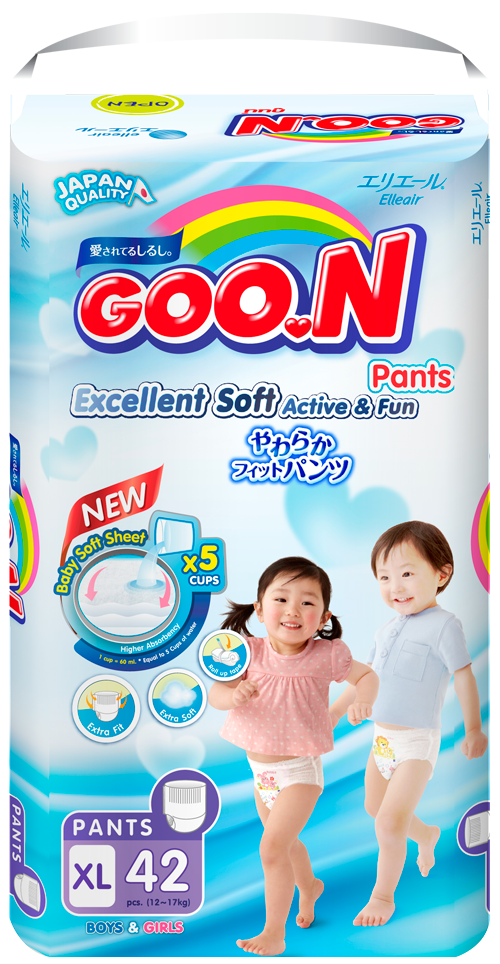 Bỉm Goo.N quần XL42 (Mới) 